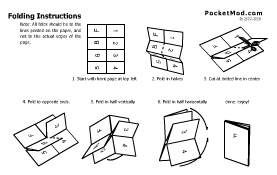 PocketMod Folding Guide