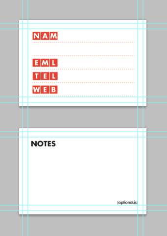 Blank Business Card Template