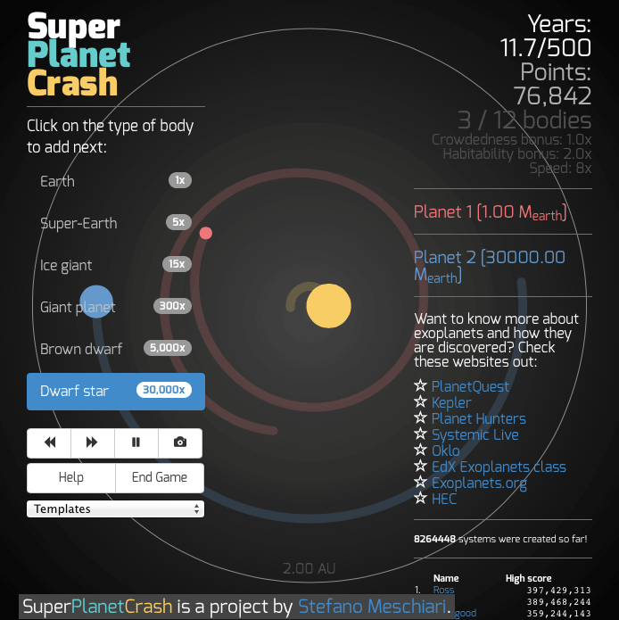 Super Planet Crash