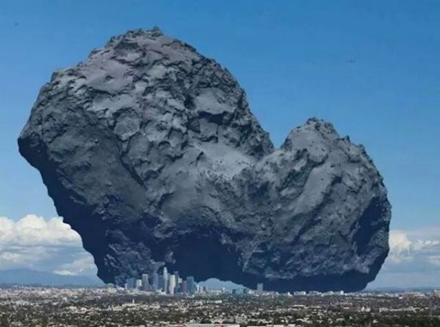 comet-earth-comparison