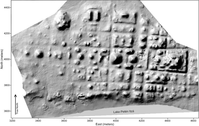 Ancient Mayan City Built on Grid
