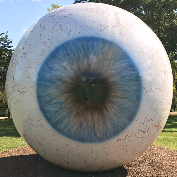 eyeball sculpture