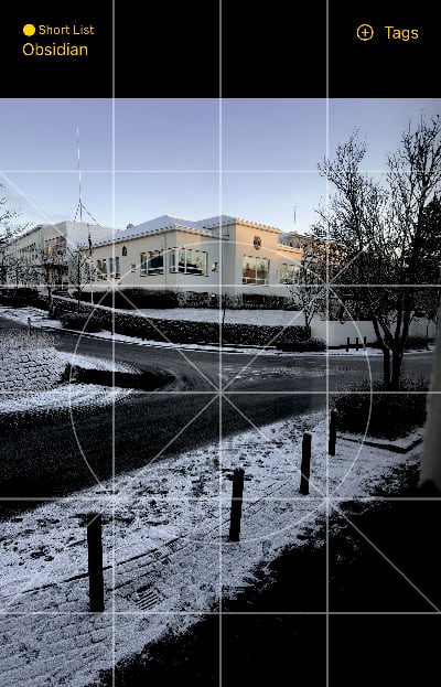 Camalut screenshot using the obsidian filter