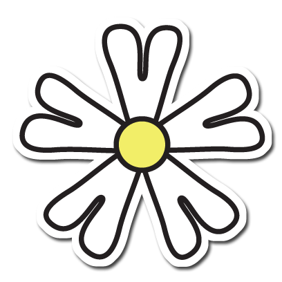 Floral Sticker