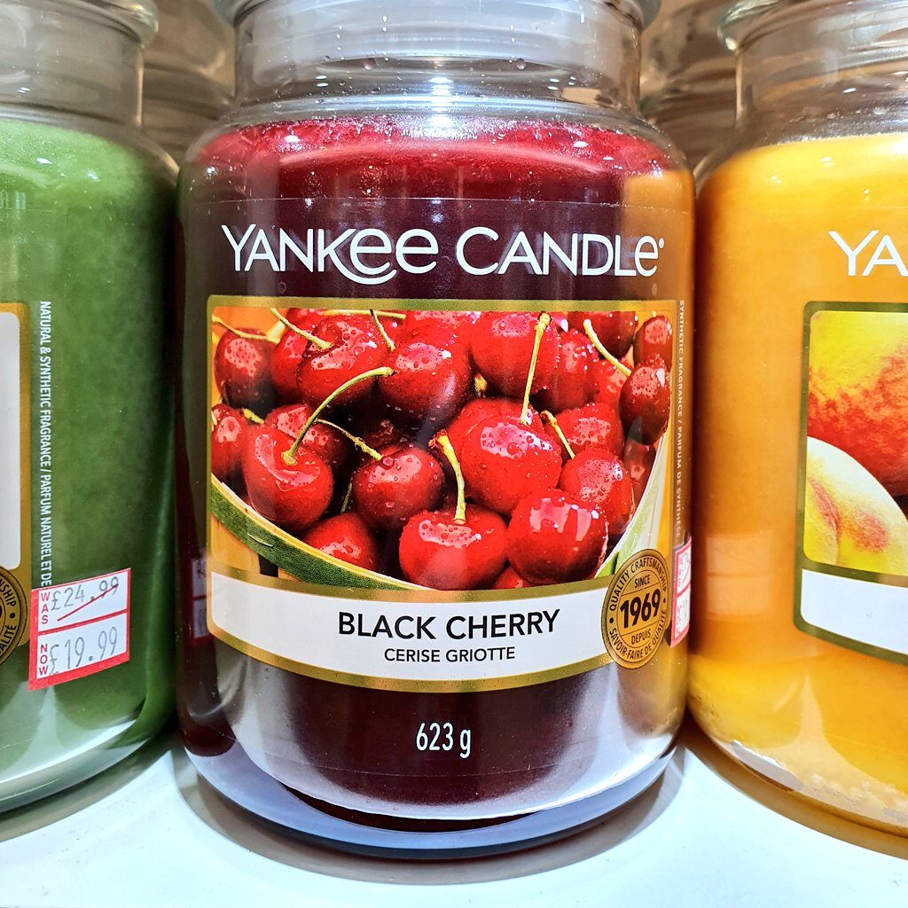 Black Cherry Scented Yankee Candle