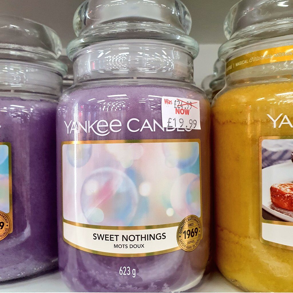 Sweet Nothings Scented Yankee Candle