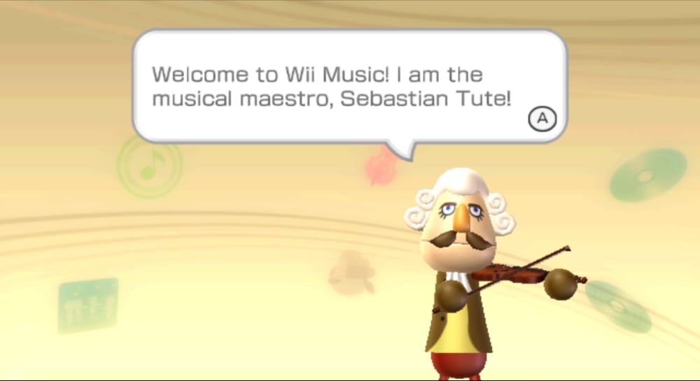 Wii Music Screenshot of the Maestro